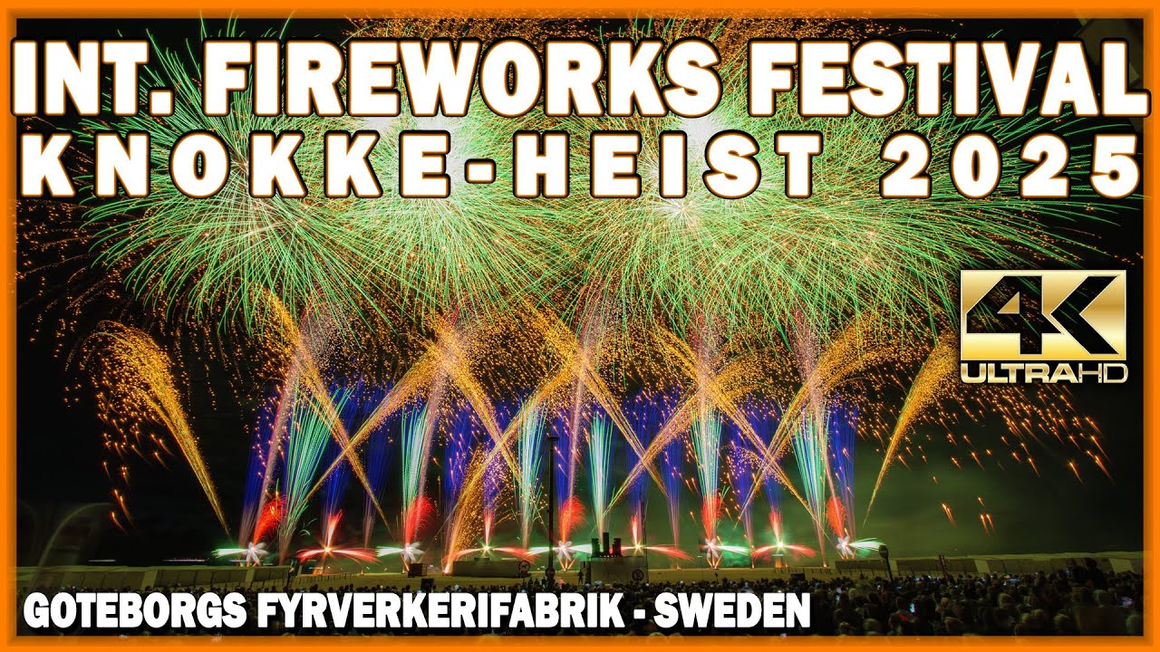 ⁴ᴷ Int. Fireworks Festival Knokke-Heist 2025: GOTEBORGS FYRVERKERIFABRIK - SWEDEN - Vuurwerkfestival