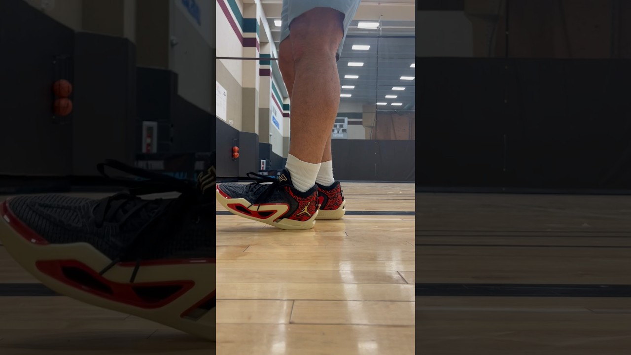 Jordan Tatum 1 Cushion Test - 4/5 Cushion is okay with unlocked Zoom unit in forefoot #shorts #shoes