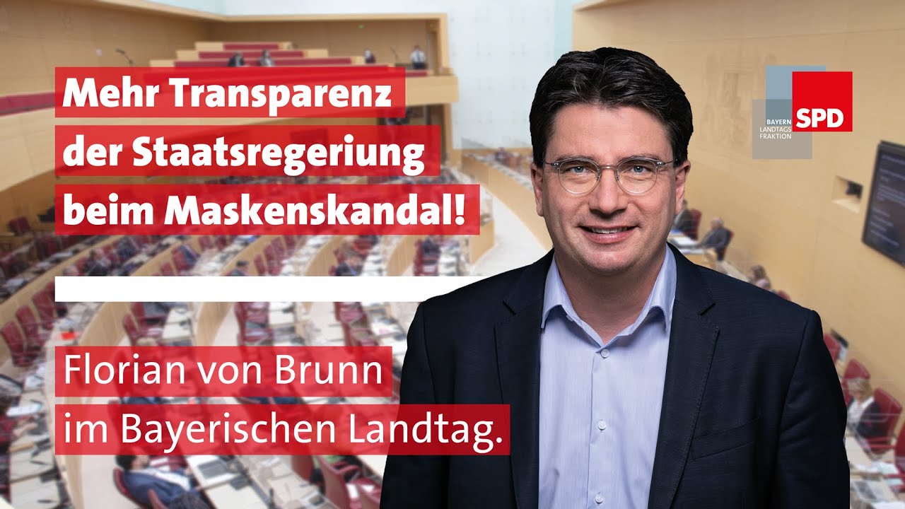 Mehr Transparenz der Staatsregierung beim Maskenskandal!