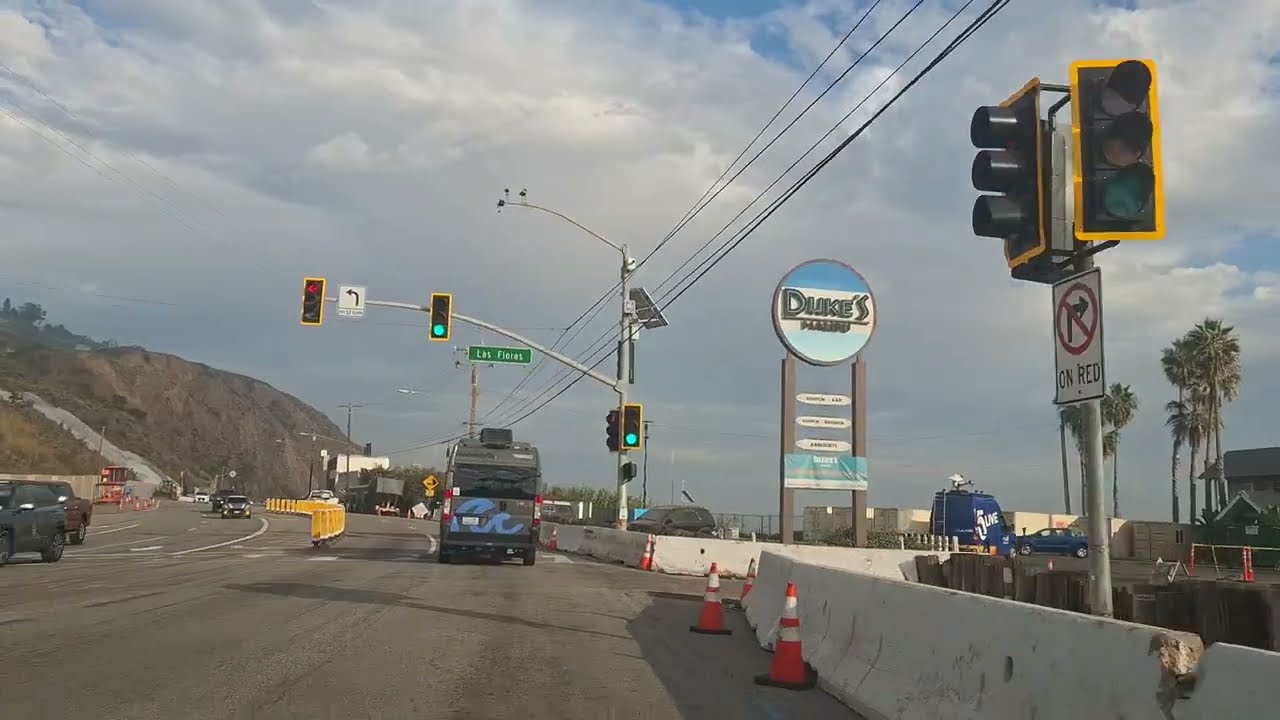 A Driving Tour Along The Malibu Coast In California USA 