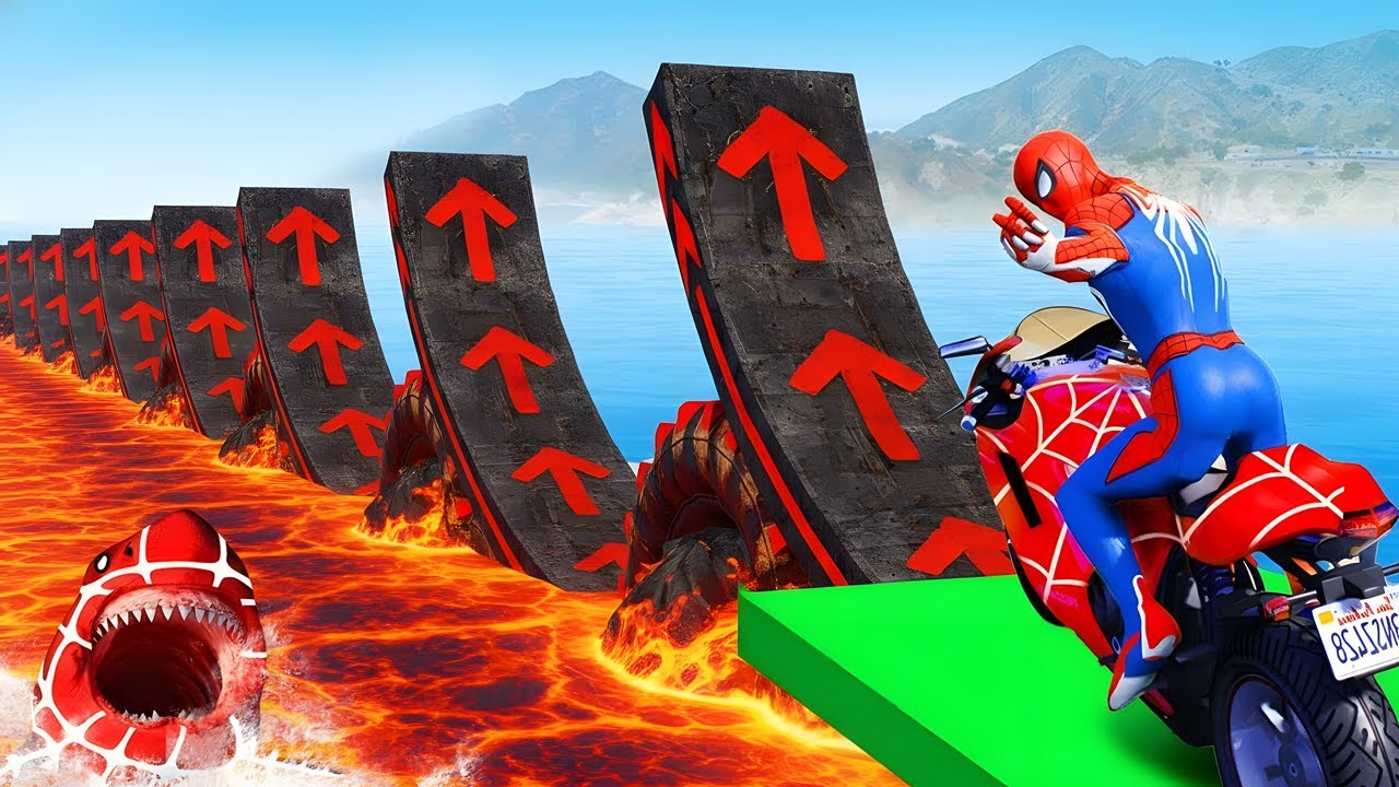 الرجل العنكبوت انقاذ باتمان Spider-Man Rescue venom vs superhero funny Game GTA 5 iron man, batman