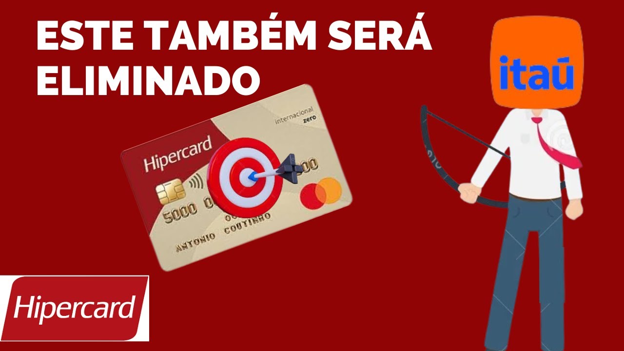 💳 O HIPERCARD DO ITA&Uacute; UNIBANCO TAMB&Eacute;M SER&Aacute; DESCONTIBUADO assim como outros cart&otilde;es de cr&eacute;dito ita&uacute;