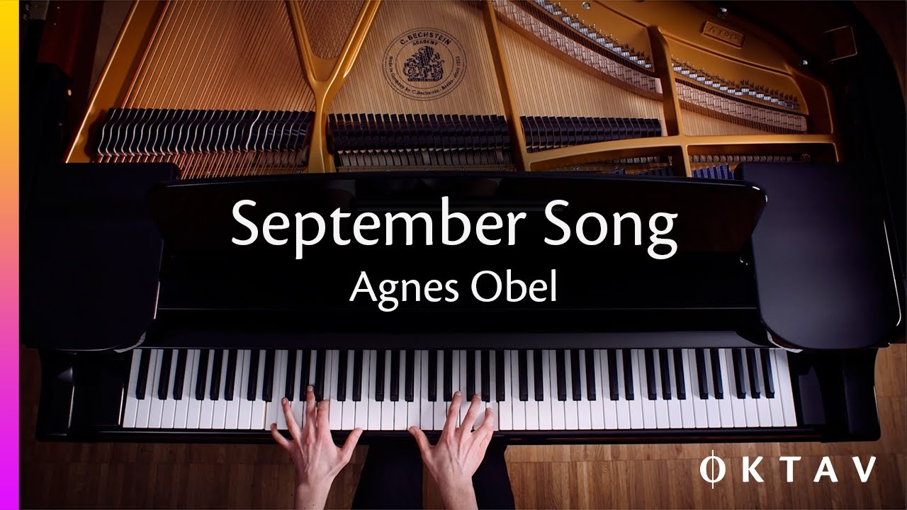Agnes Obel - September Song (Piano Solo + Sheet Music)