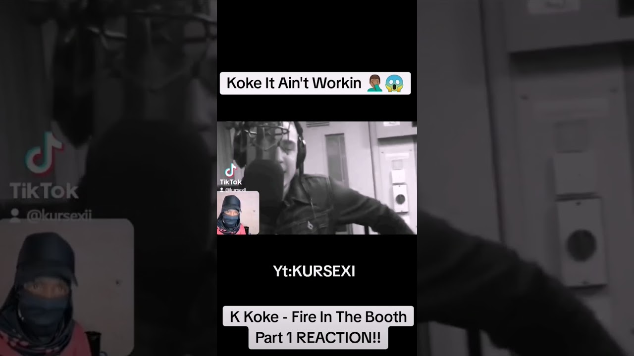K Koke - Fire In The Booth REACTION OUT NOW 