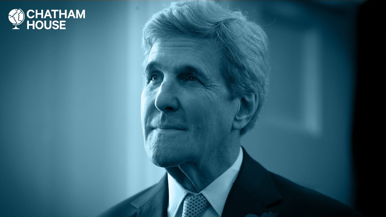John Kerry, 68th United States secretary of state, speaks at Chatham House