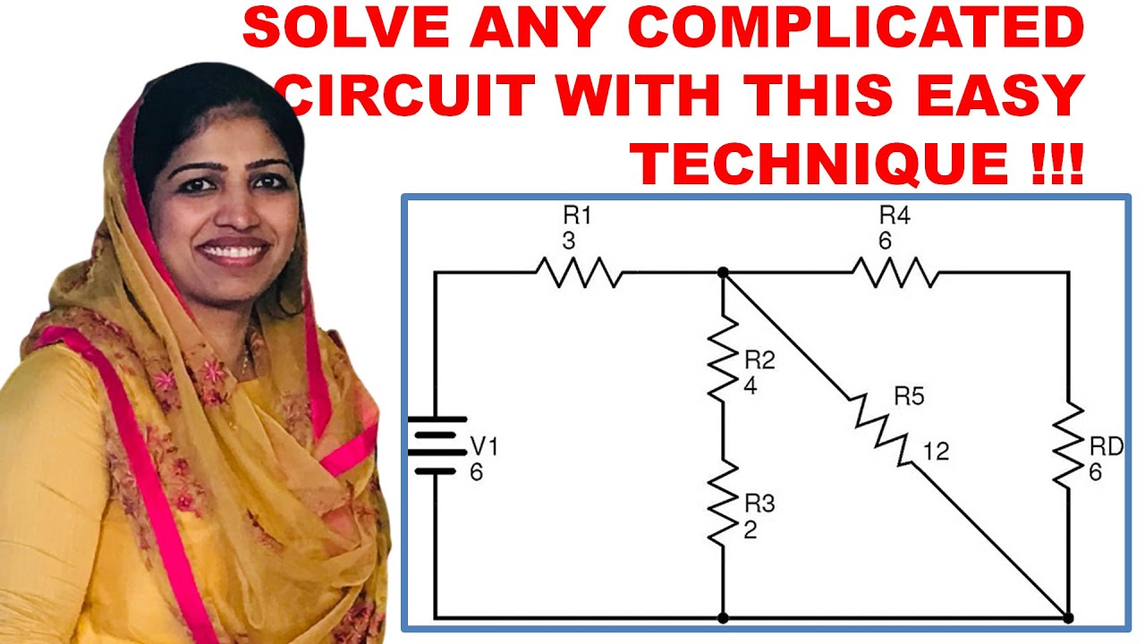 how to solve series parallel circuits I series and parallel combination of resistors I electricity
