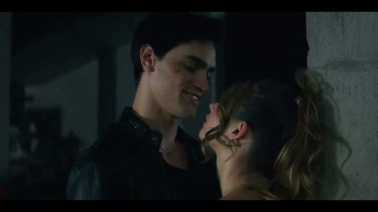 Nick and Noah kiss before the underground fight full scene in English | Culpa Mia ( My fault )