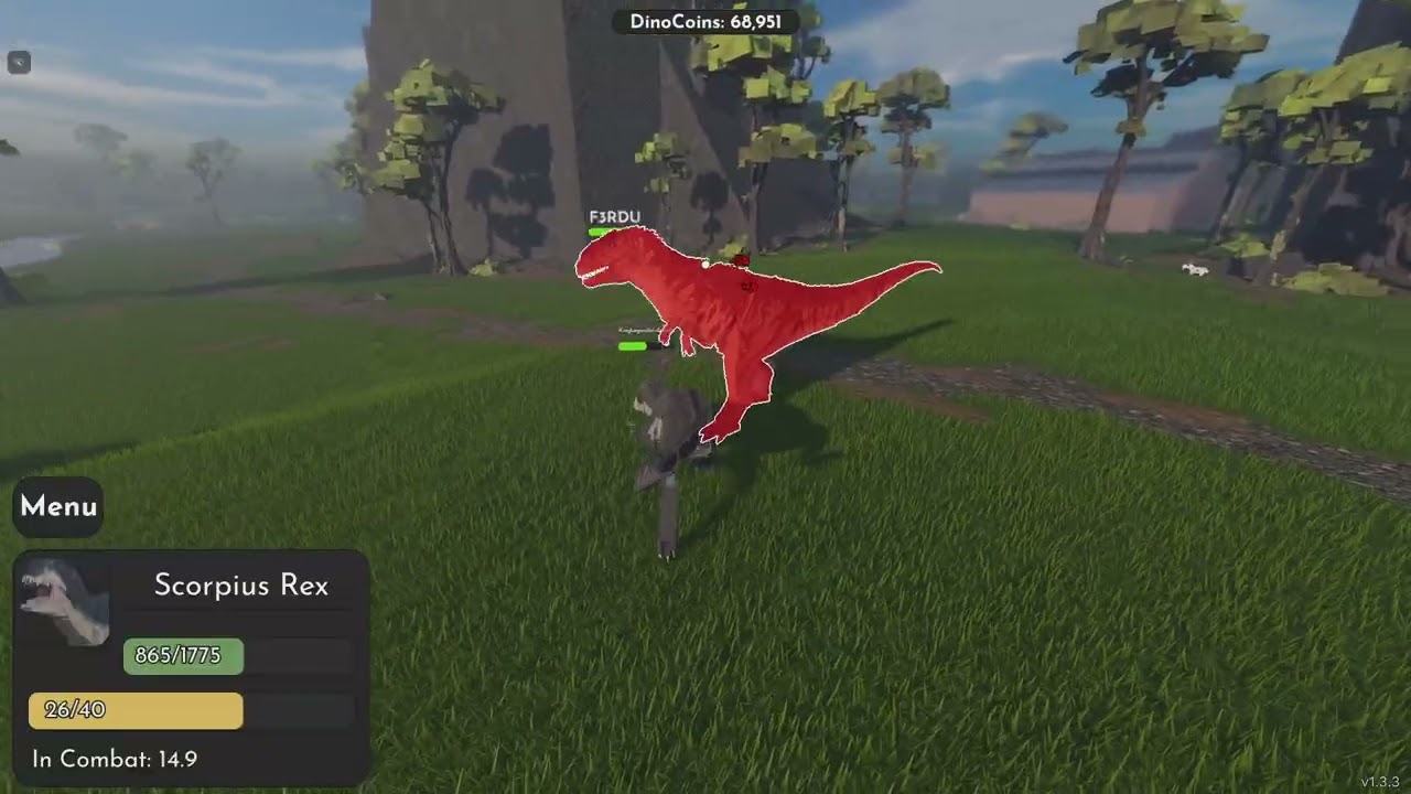 Jurassic Blocky at it's finest peek lol