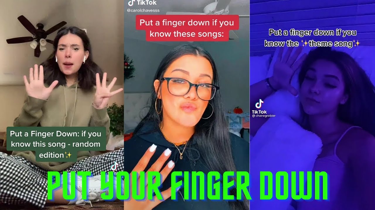 Put your finger down if you know these songs #3 TikTok Music Challenge 🎶
