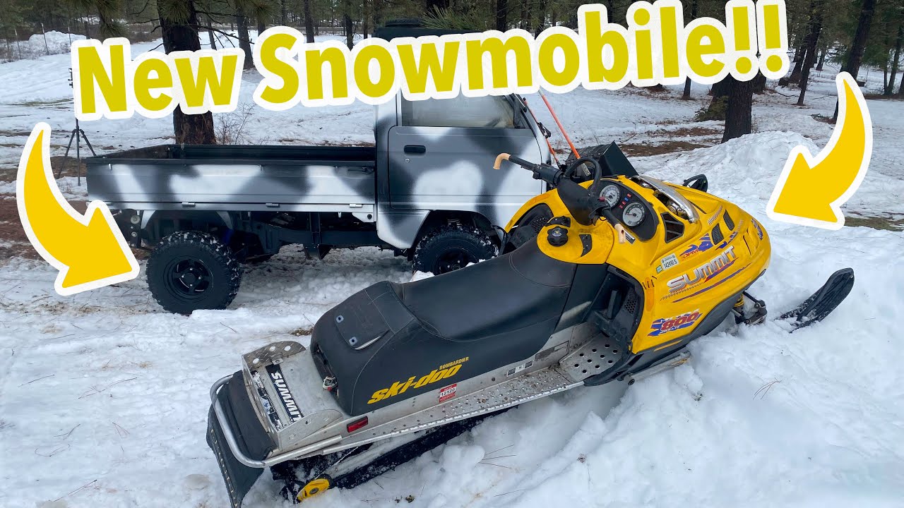 Having Some FUN!! Fixing My New Snowmobile And A New Carb For The Mini Truck!