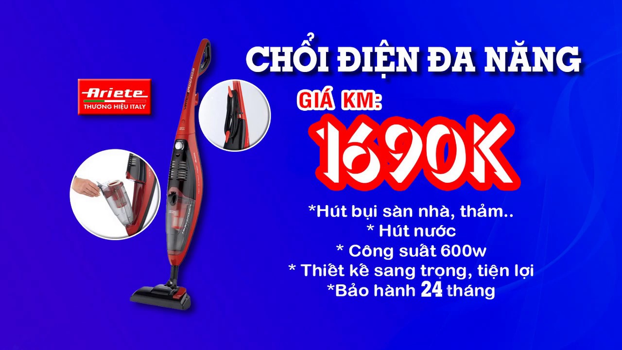 Chổi Điện Đa Năng Ariete MOD 2762