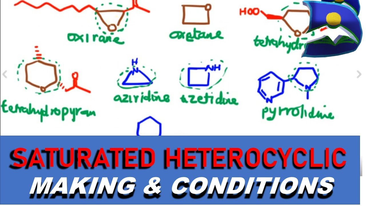 Making Saturated Heterocyclic Compounds & condition