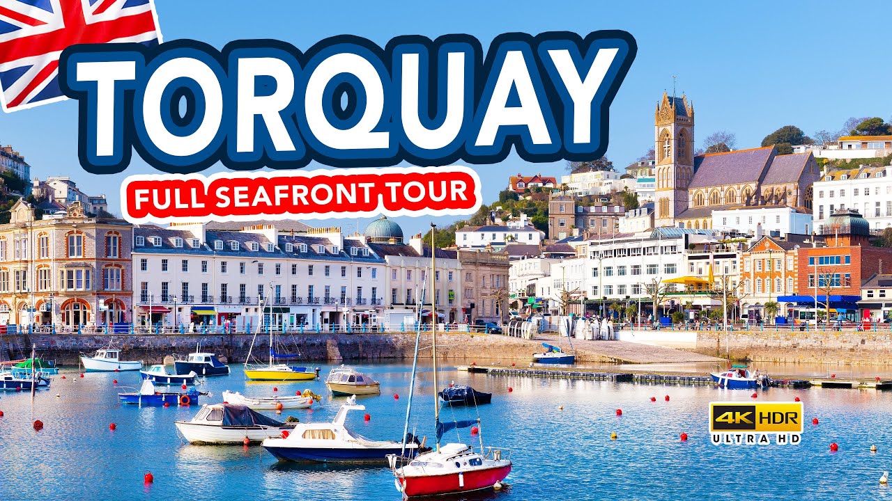 TORQUAY | Full seafront tour of Torquay Devon from harbour to town centre and beach