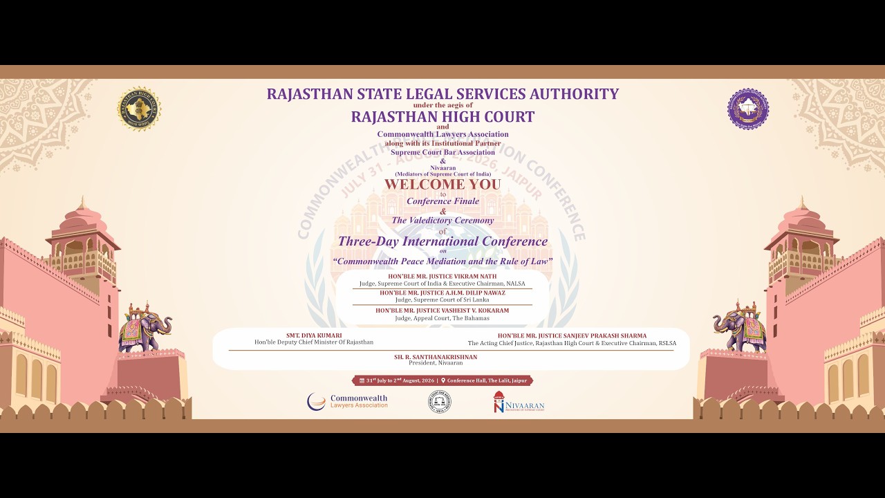 RSLSA Day -3 | Three-Day International Conference | Commonwealth Peace Mediation and the Rule of Law