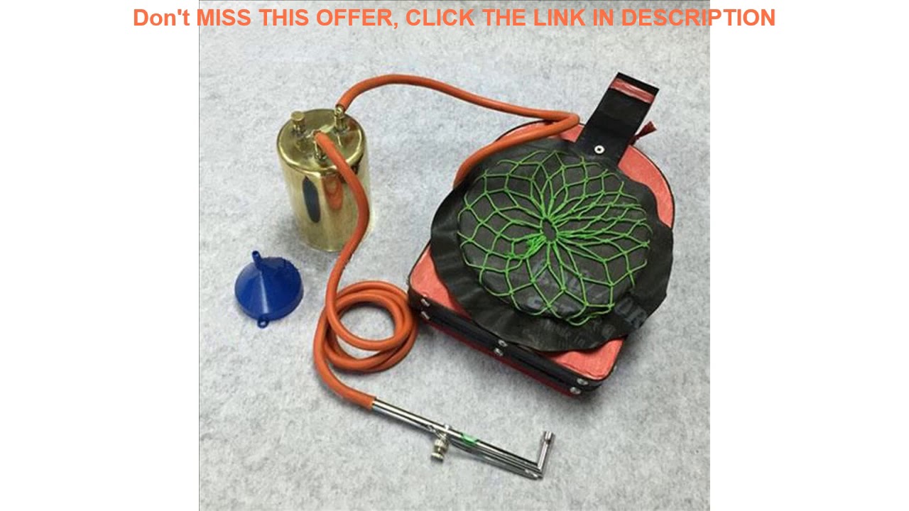 5PCS/set Leather Air Bellow Sets with One Brass Kettle One Torch One Red Hose One Plastic Funnel