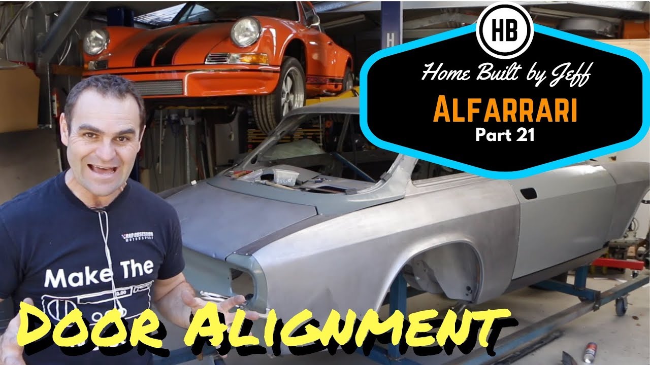 Door alignment - Alfarrari 105 project car build part 21