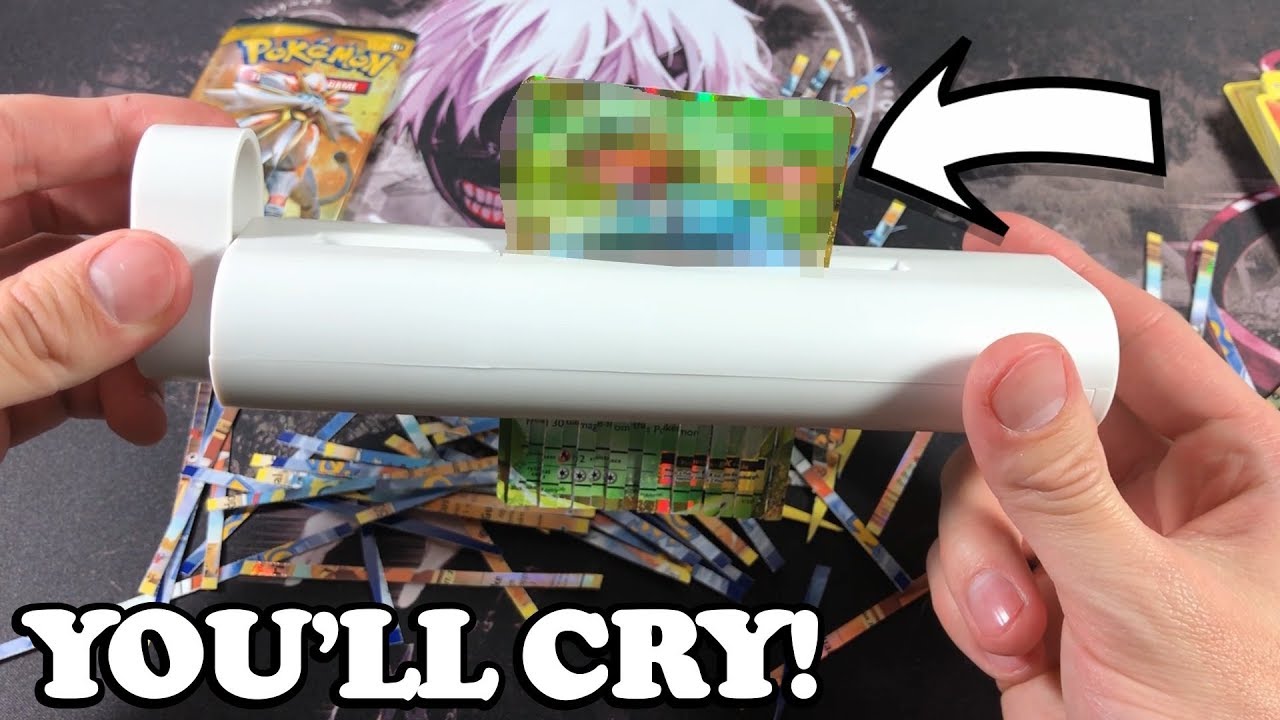 I SHREDDED THE RAREST POKEMON CARD.. (WHAT HAVE I DONE!)