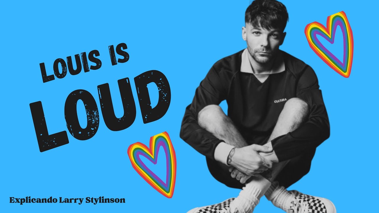 Louis is LOUD! Icon photoshoot 💙🏳️‍🌈 #louistomlinson 