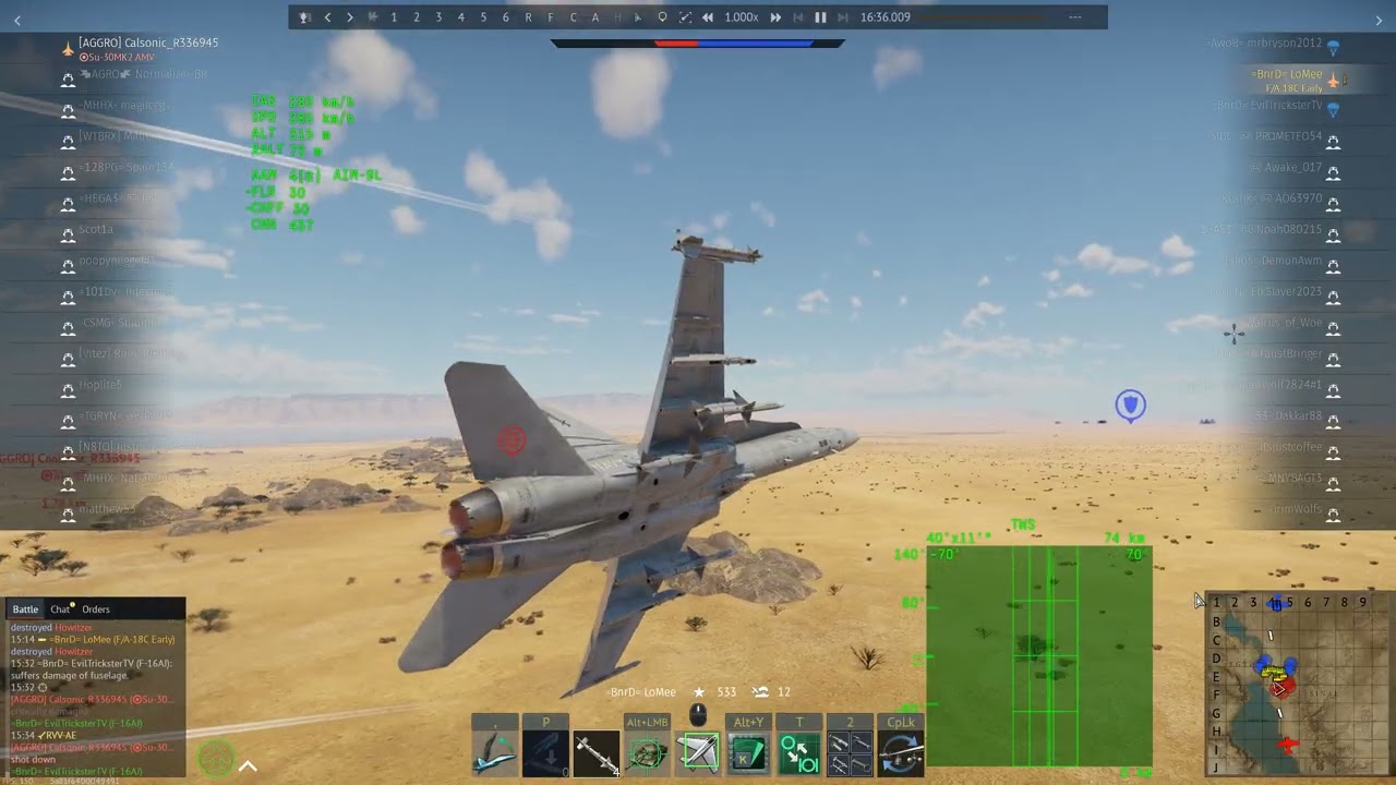 My First Dogfight F-18 Early - War Thunder