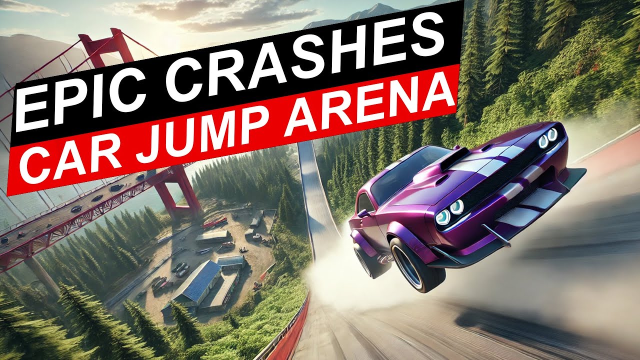Epic Car Jump Arena #1 #beamngdrive #carcrash #crashcompilation #carjumparena