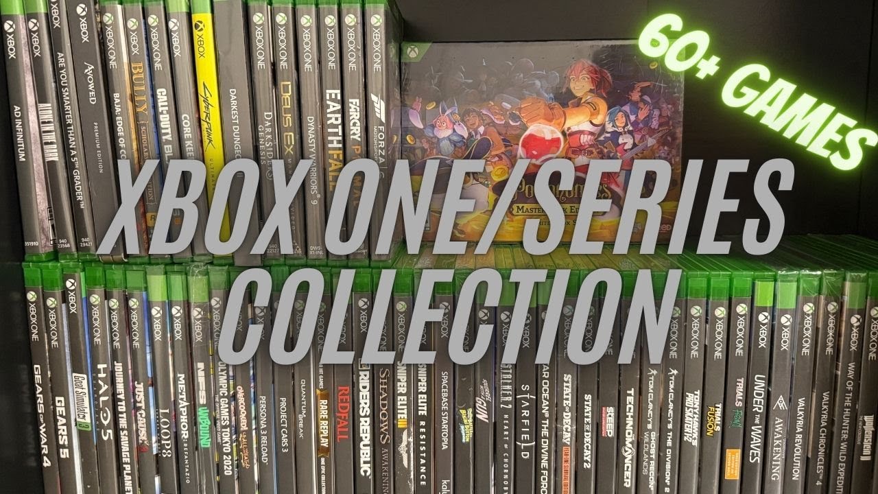 Moja kolekcja gier na Xbox One/Serii (ponad 60 gier w wersji pudełkowej!)
