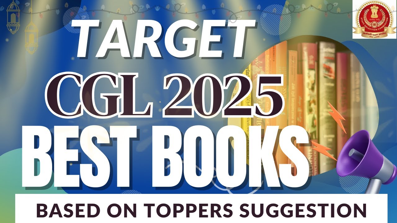Booklist for SSC CGL 2025 | Best Books for SSC Preparation | SSC CGL எந்த புத்தகம் படிக்க வேண்டும்?