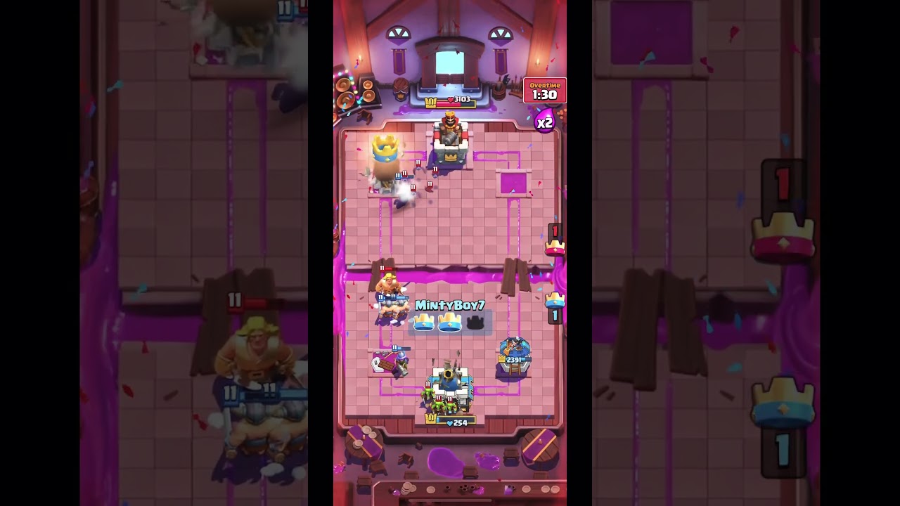 Never give up in Clash Royale… 