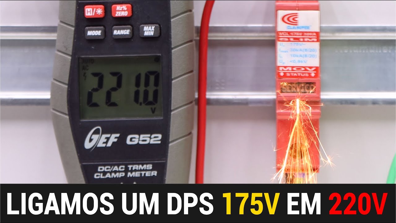 LIGAMOS UM DPS 175V EM 220V.