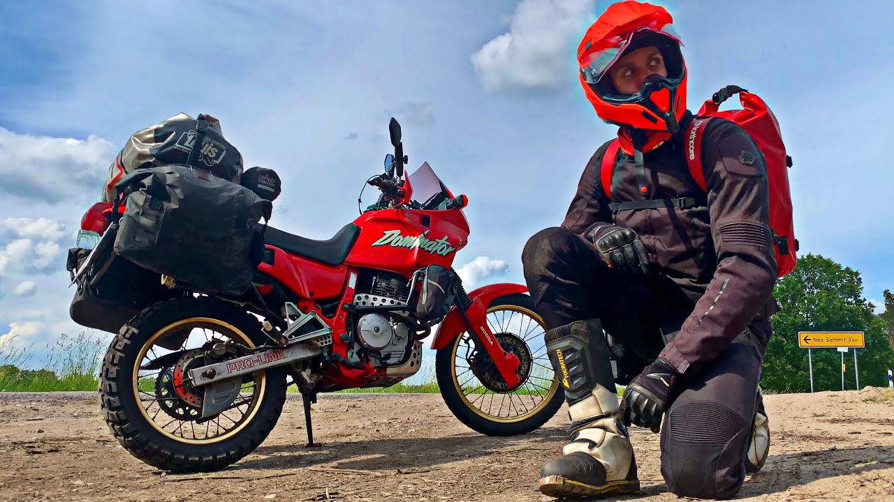 В НОРТКАП на 33-летнем мотоцикле Honda! (я не был к этому готов)