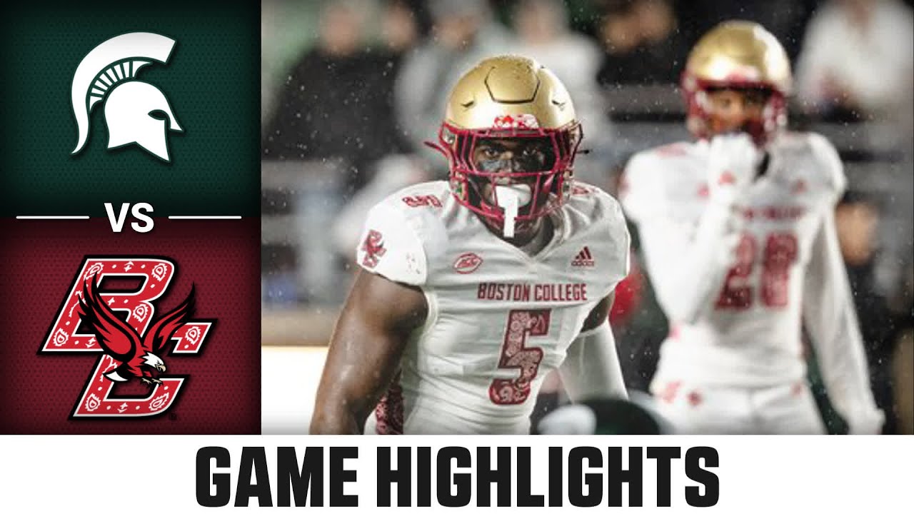Michigan State vs. Boston College Game Highlights | 2024 ACC Football