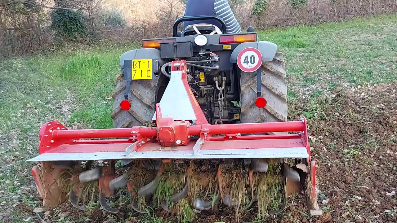 Same Solaris 55...fresatura terreno con fresatrice MASCHIO A 160