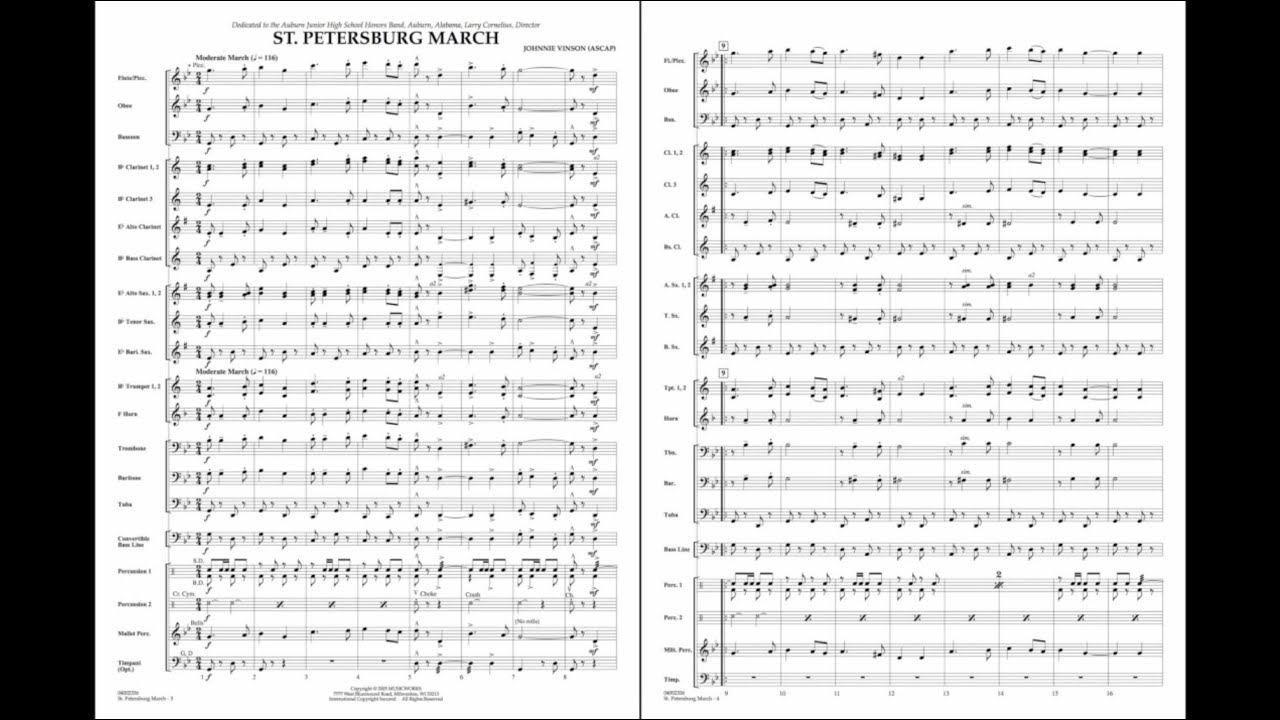 St. Petersburg March by Johnnie Vinson