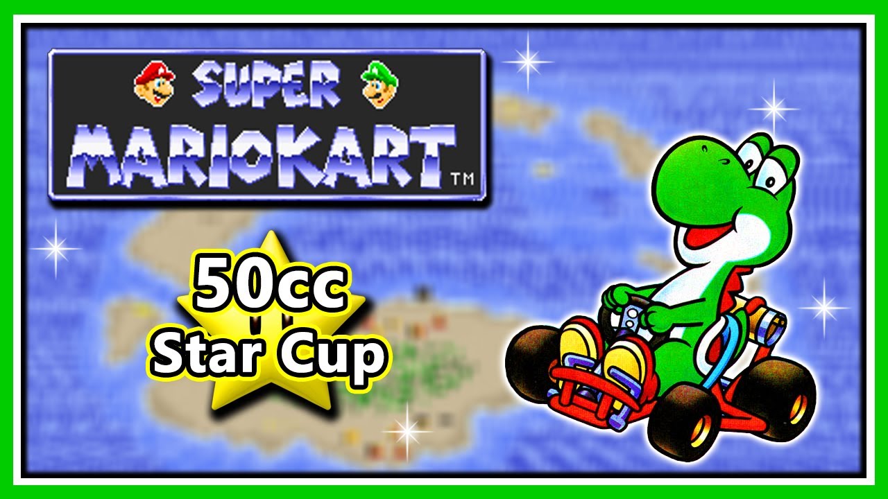 Super Mario Kart (SNES) - 50cc Star Cup | Yoshi