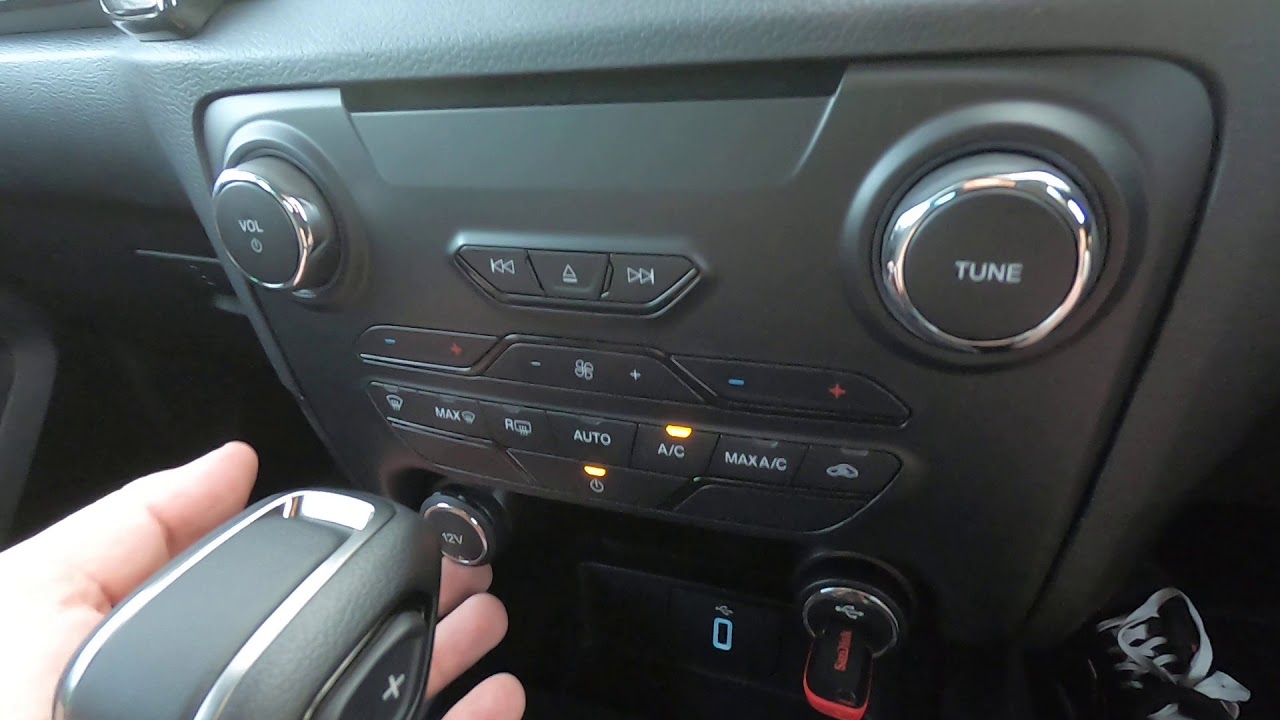 2020 ford Ranger FX4 Interior