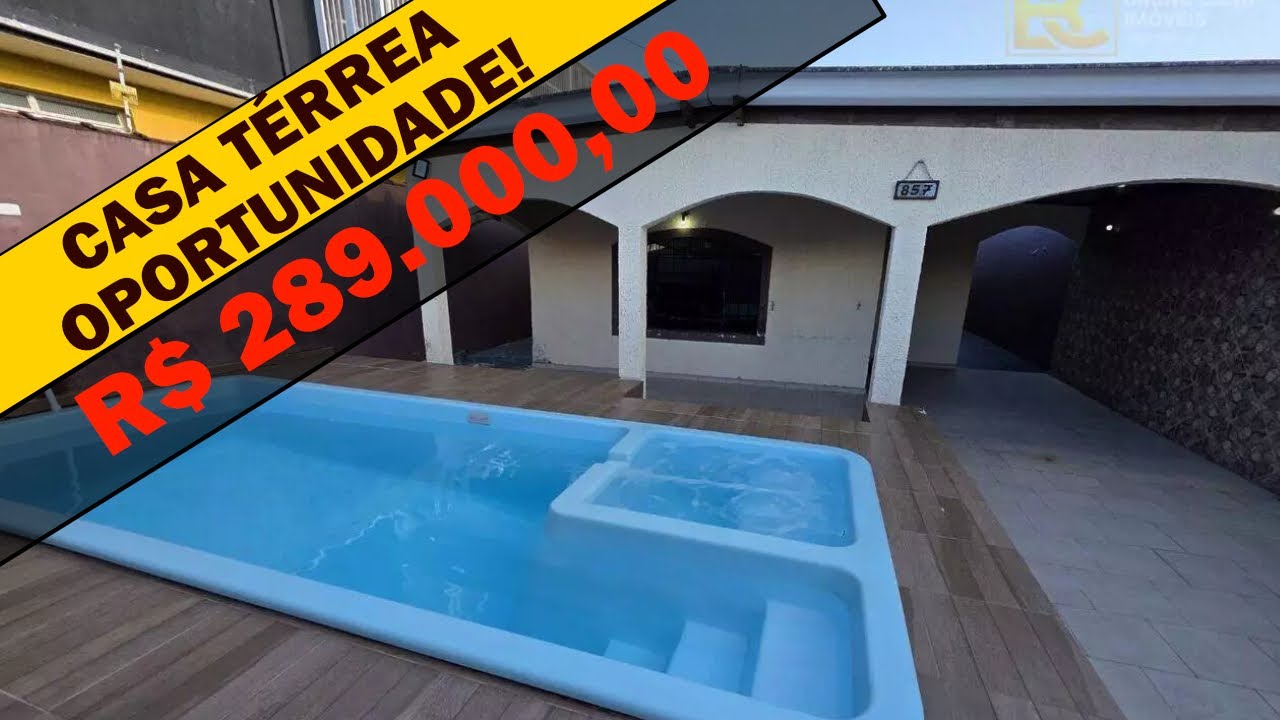 Linda casa térrea com piscina À venda na praia de Peuríbe! - Peruíbe SP | Litoral Sul