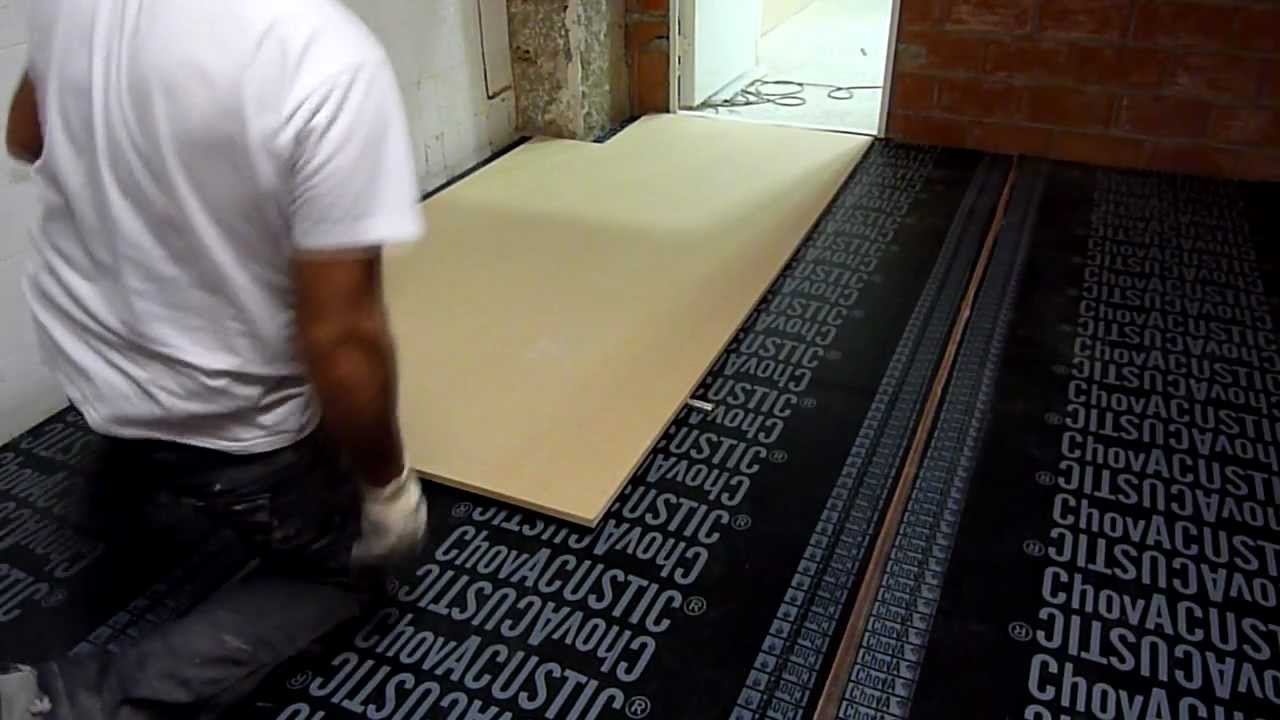 Insonorizar un local de ensayo (PARTE 1). El Suelo flotante