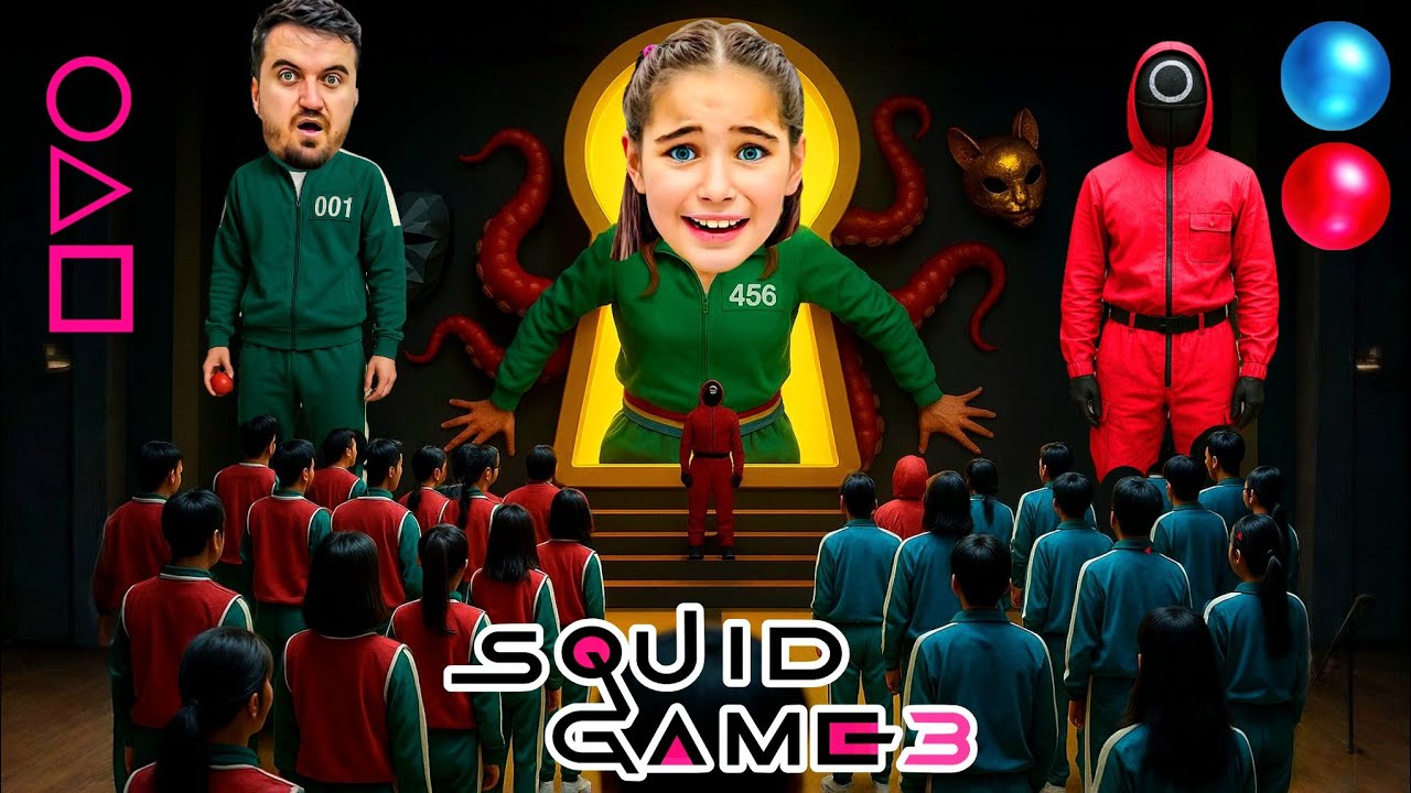 GERÇEK SQUİD GAME 3 ELİF SİNEM ‼️ KİLİTİ AÇ SAKLAN !!
