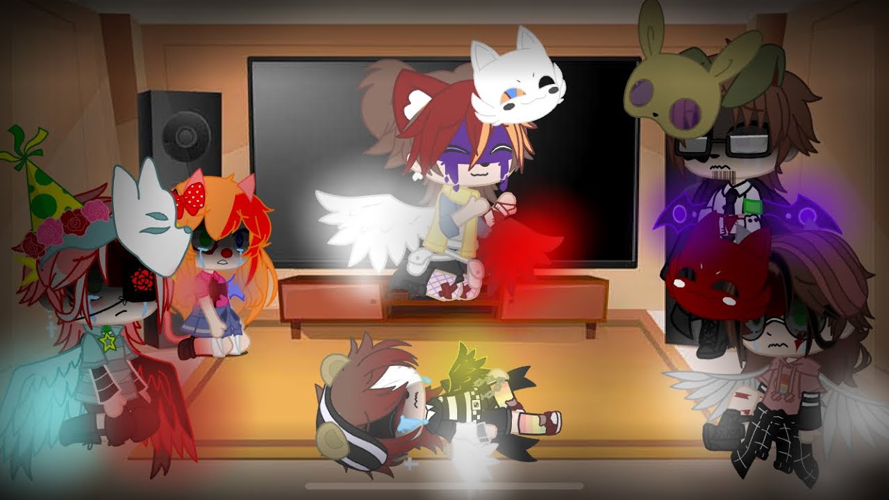 Aftons React to Michael saving C.C (From my latest vid) (Gacha Club)