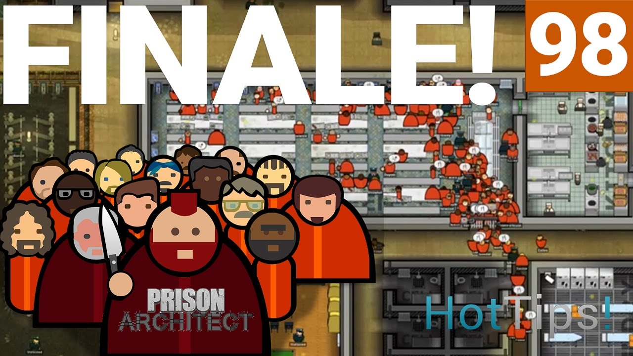 Prison Architect 2.0 - Ep 98 - PRISON TOWN FINALE - Let's Play