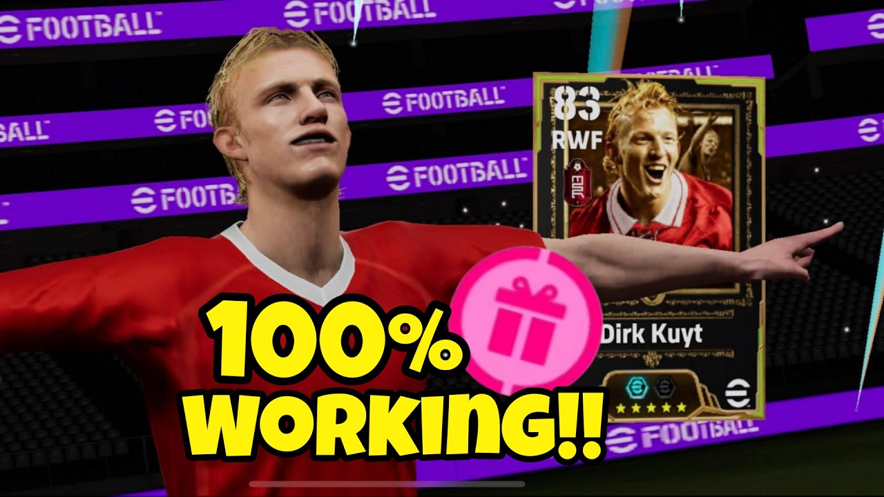 Trick To Get Free New Epic Dirk Kuyt In eFootball 2026 Mobile | Free Epic Dirk Kuyt Trick 🔥🤩