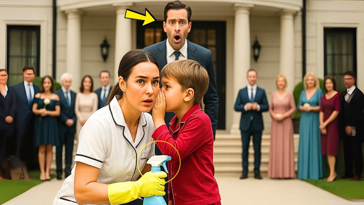 ¡QUIEN HAGA HABLAR A MI HIJO SE CASARÁ CONMIGO! DIJO EL MILLONARIO… Y LA EMPLEADA SORPRENDIÓ A TODOS