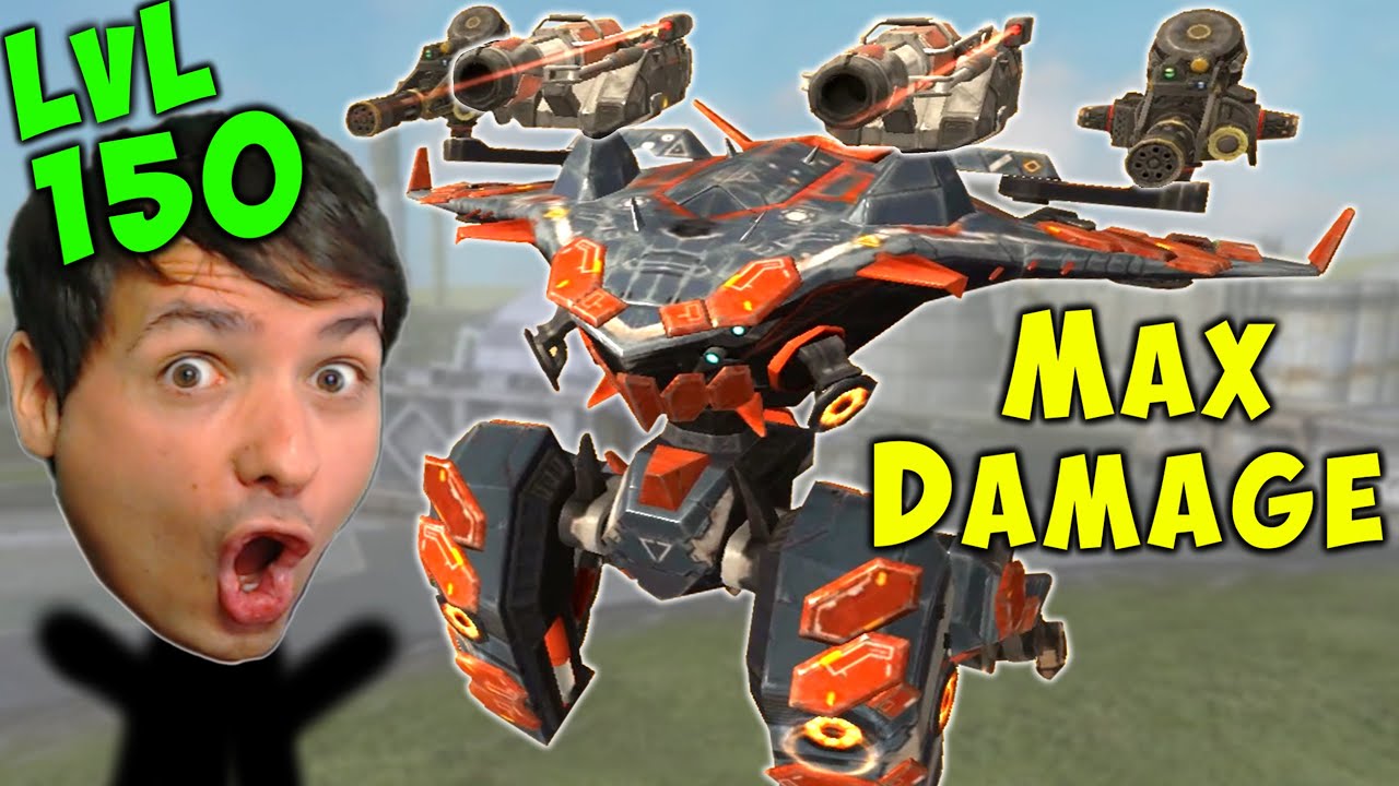 MAX DAMAGE TITAN - Level 150 AO MING Gameplay War Robots 5.6 WR