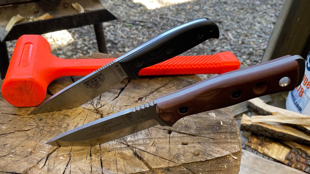 ESEE 4 VS TOPS BOB stainless steel’s comparison in lite tasks