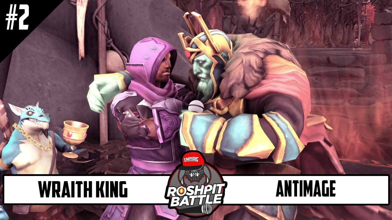 ROSH PIT BATTLE #2 | WRAITH KING vs ANTI-MAGE | DOTA VERSUS RAP BATTLE