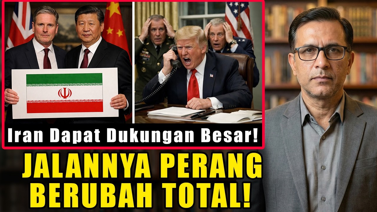 TRUMP MENGAMUK! China dan Inggris Bersatu Dukung Iran !