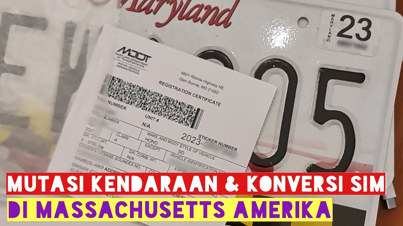 Cara Mutasi Kendaraan & Konversi SIM di Amerika