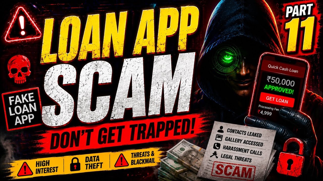 Loan App Scam Explained: How Fake Apps Trap You 🚨 | Part 11