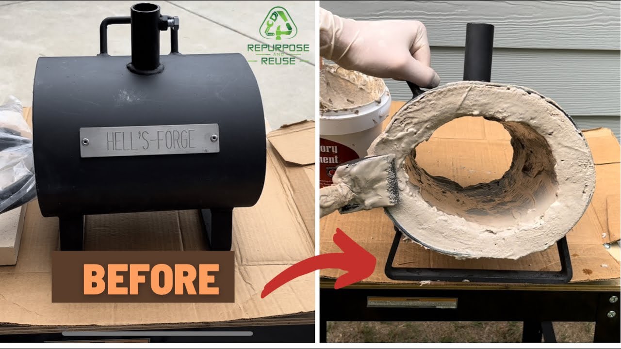 Hell’s Forge Propane Blacksmith Forge Set up and Review