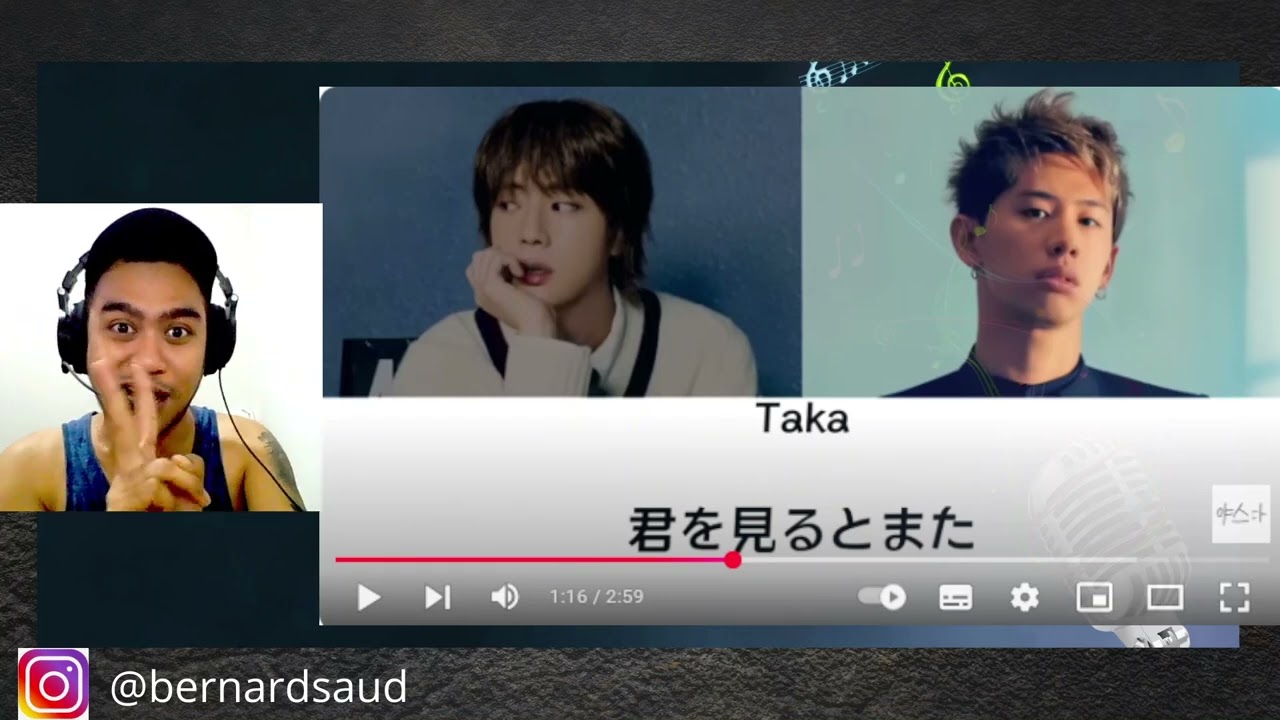 【歌割り】진 (Jin) - 君に届くまで (feat. Taka) | SINGER REACTION