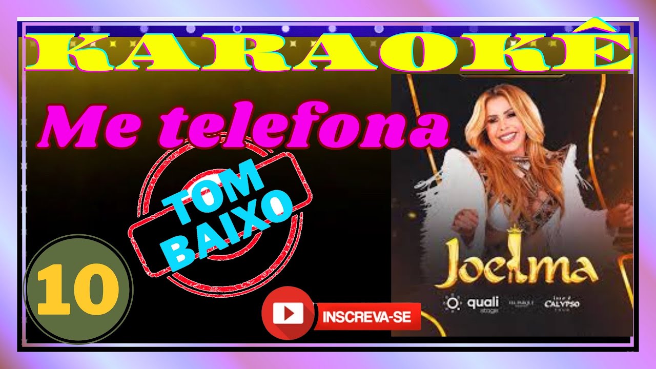 KARAOKÊ Banda Calypso  Me telefona